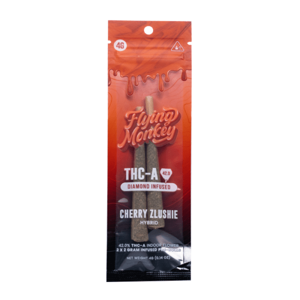 Flying Monkey THC-A Diamond Infused Pre Rolls 4G - Image 9