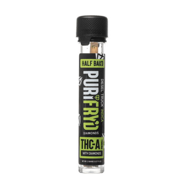 Half Bak'd PURIFRY'D THC-A Diamonds Pre-Rolls 2G - Image 4